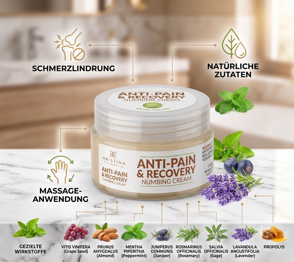 Anti-Pain Massagebalsam – Wärme, Frische & pflegende Ruhe für beanspruchte Haut