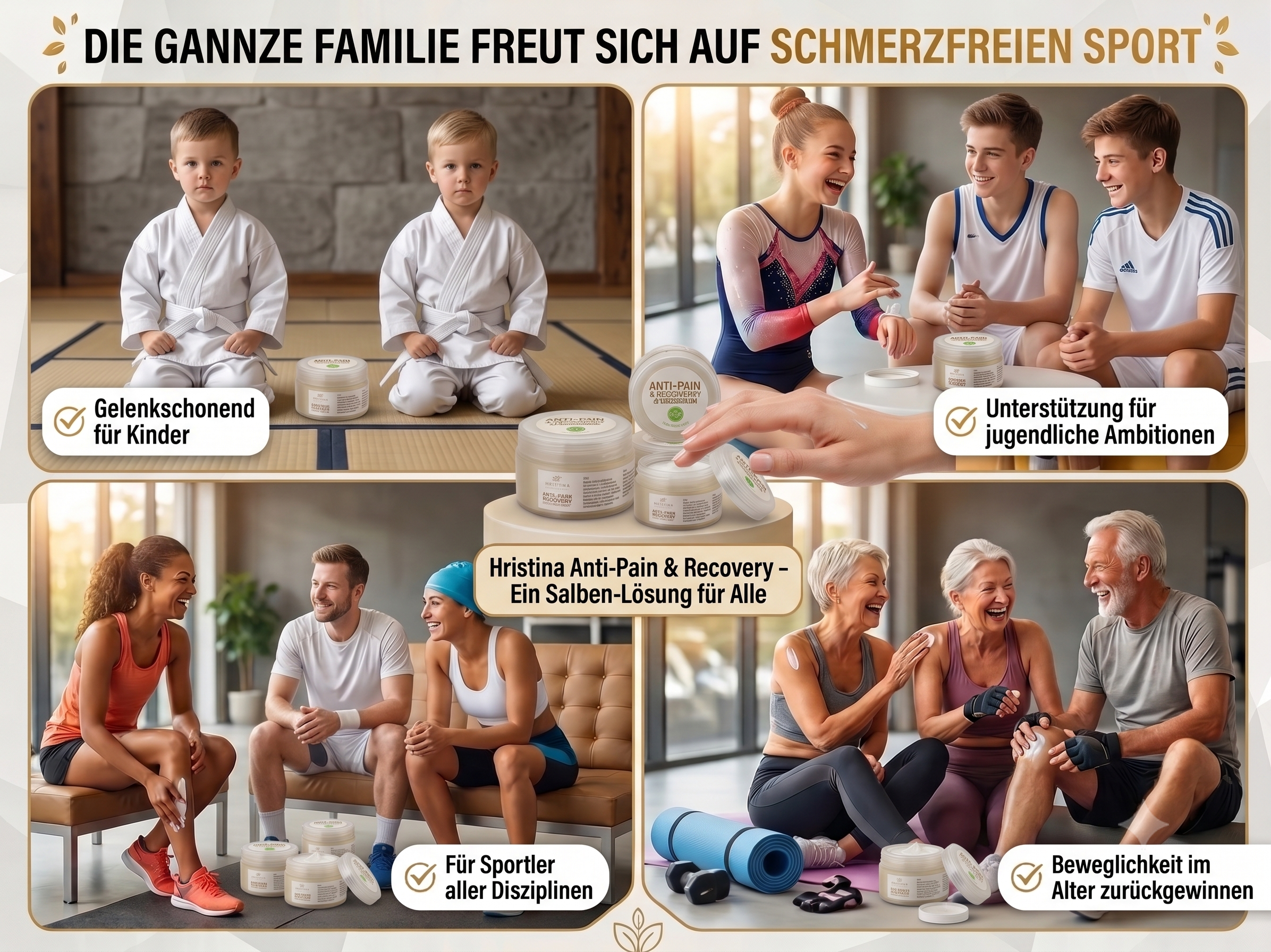 Anti-Pain Massagebalsam – Wärme, Frische & pflegende Ruhe für beanspruchte Haut
