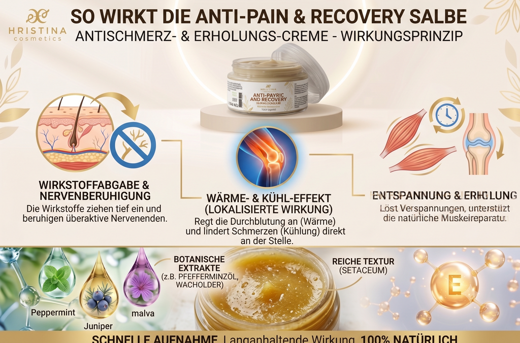 Anti-Pain Massagebalsam – Wärme, Frische & pflegende Ruhe für beanspruchte Haut