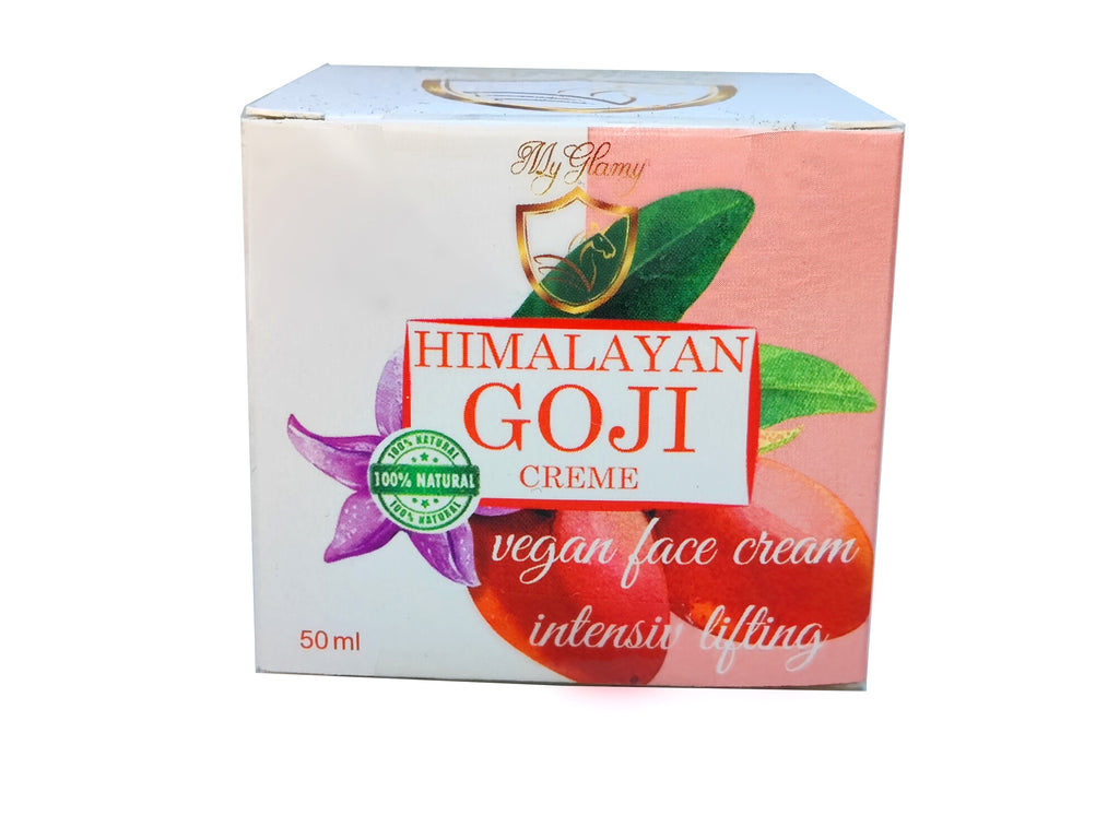 MyGlamy LUXUS Himalaya Bio GOJI BEEREN ANTIOXIDATINEN HYALURONSÄURE Superfood Gesichtscreme 50 ml