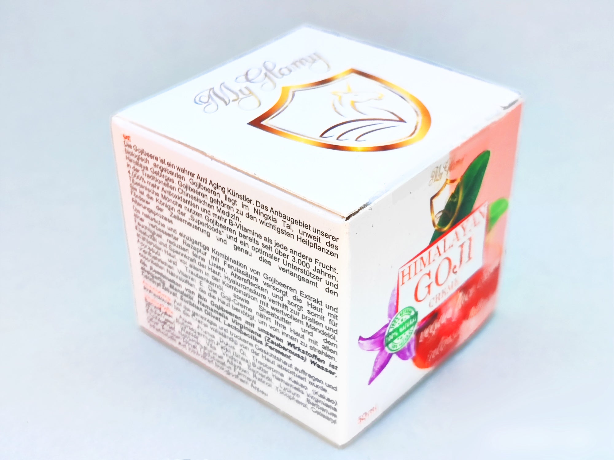 MyGlamy LUXUS Himalaya Bio GOJI BEEREN ANTIOXIDATINEN HYALURONSÄURE Superfood Gesichtscreme 50 ml