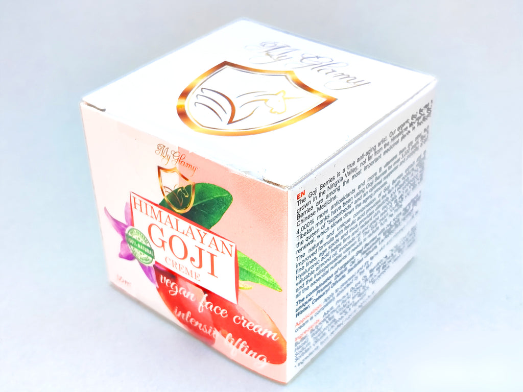 MyGlamy LUXUS Himalaya Bio GOJI BEEREN ANTIOXIDATINEN HYALURONSÄURE Superfood Gesichtscreme 50 ml
