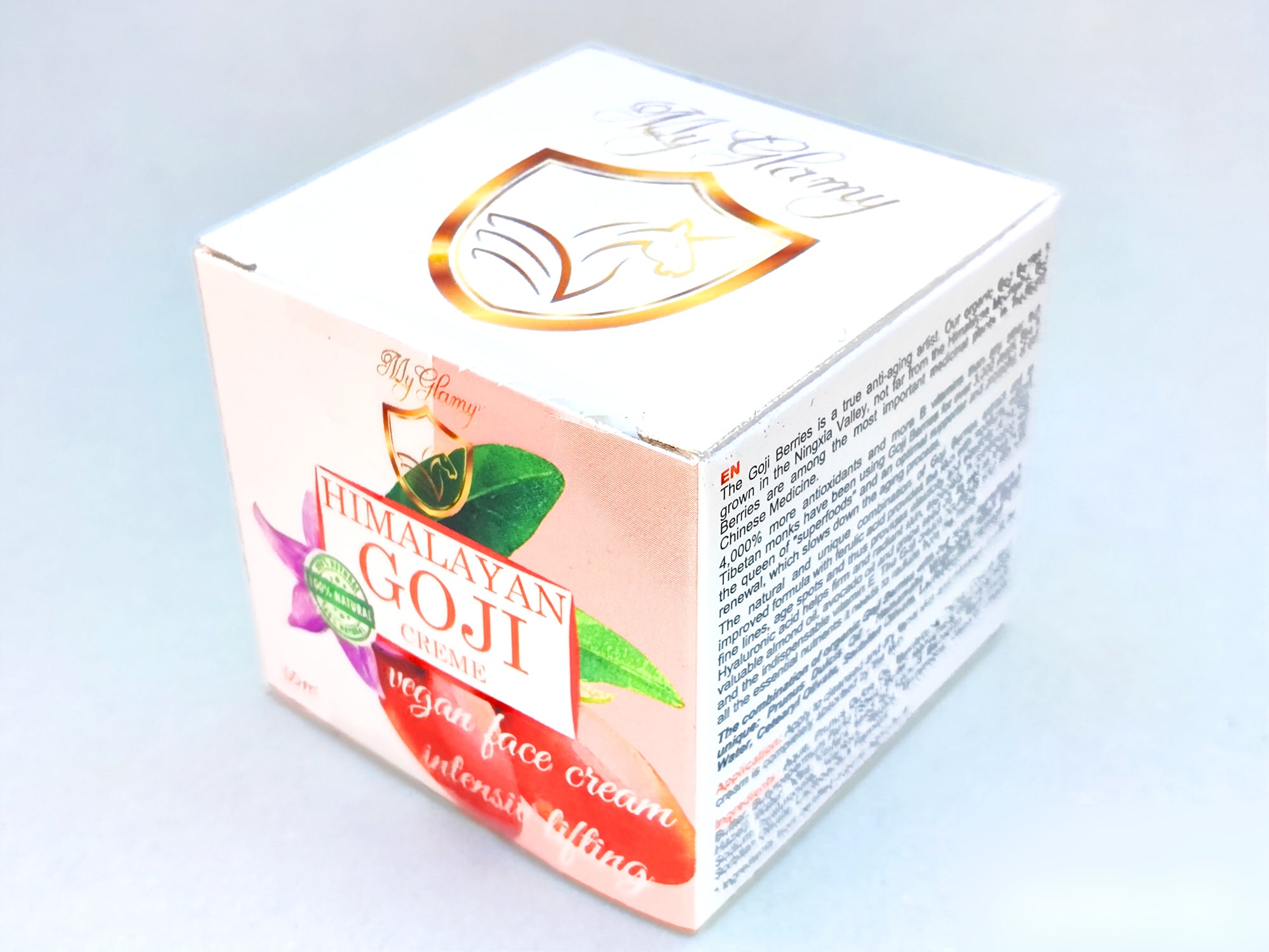 MyGlamy LUXUS Himalaya Bio GOJI BEEREN ANTIOXIDATINEN HYALURONSÄURE Superfood Gesichtscreme 50 ml