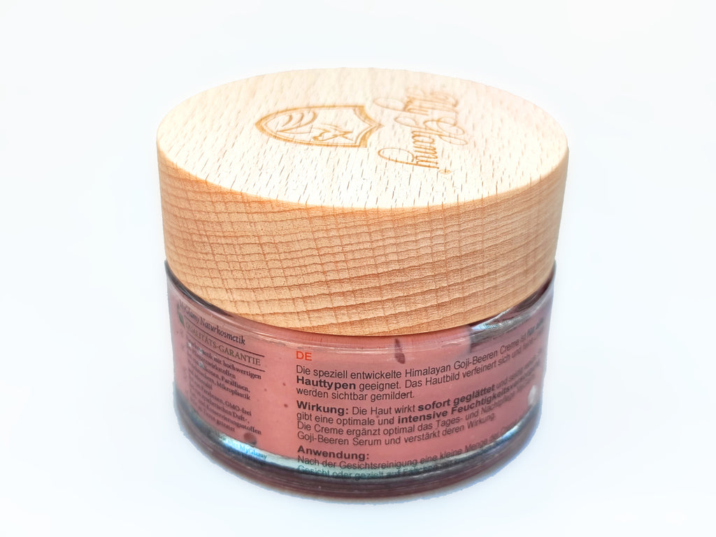 MyGlamy LUXUS Himalaya Bio GOJI BEEREN ANTIOXIDATINEN HYALURONSÄURE Superfood Gesichtscreme 50 ml