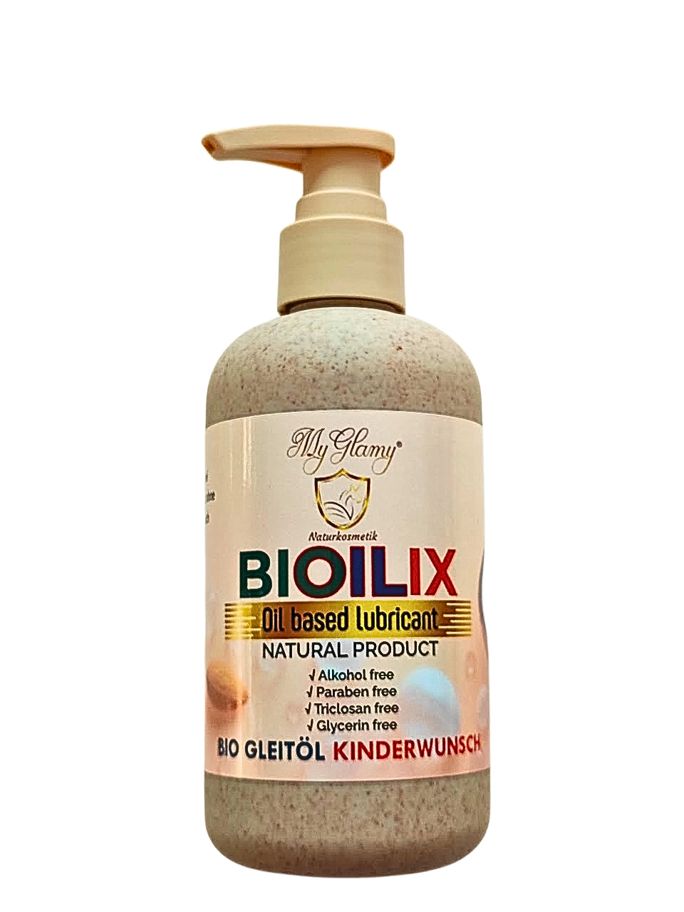 MyGlamy Bioilix Gleitmittel bei Kindwerwunsch Gleitöl für den Intimbereich -ohne Parabene Wasser Glyzerin-