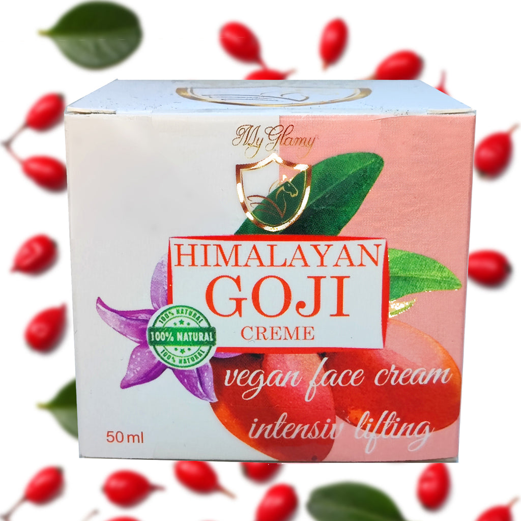 MyGlamy LUXUS Himalaya Bio GOJI BEEREN ANTIOXIDATINEN HYALURONSÄURE Superfood Gesichtscreme 50 ml