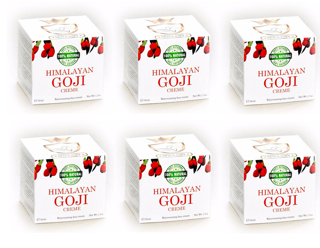 6x Himalaya Bio GOJI BEEREN Antioxidantien HYALURONSÄURE Superfood Gesichtscreme 6x50 ml MyGlamy