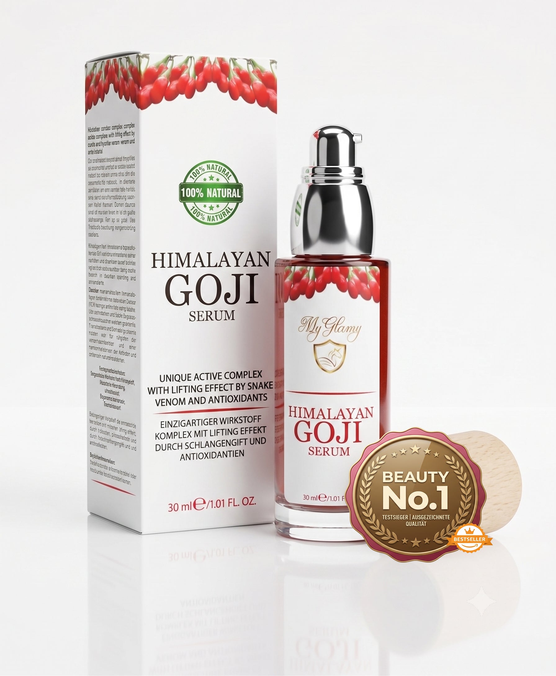 Serum Anti-Age Himalaya Bio GOJI BEEREN Antioxidantien HYALURONSÄURE Superfood Gesichts 30 ml MyGlamy