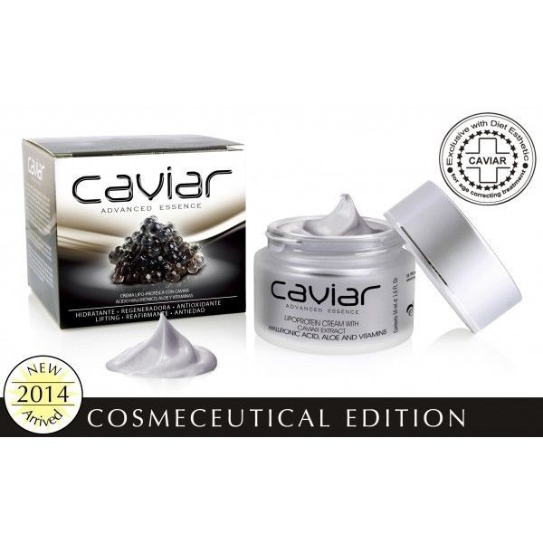 50 ml Luxus Kaviar Creme 100% Bio +Hyaluronsäure Anti Aging Hauterneuerung Cream