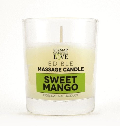 Myglamy Aroma Duft Massagekerze Süße Mango mit Kakao Butter und Mango 100 ml
