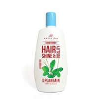Hair conditioner for shine and vitality with plantain
