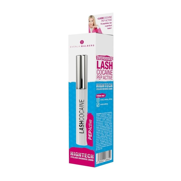 LASHCOCAINE PEP ACTIVE - Wimpernserum ohne Hormone - Schützt & kräftigt die Wimpern - Wimpernbooster